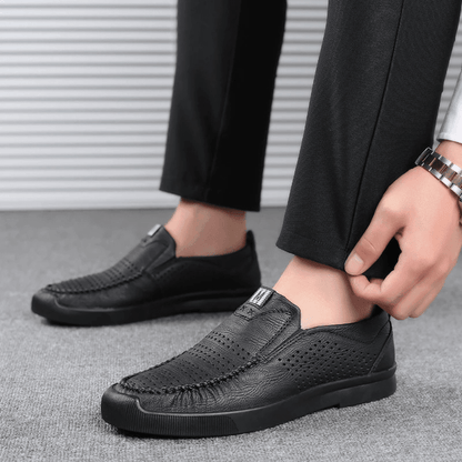 Men's Leather Moccasins Milan Valerion
