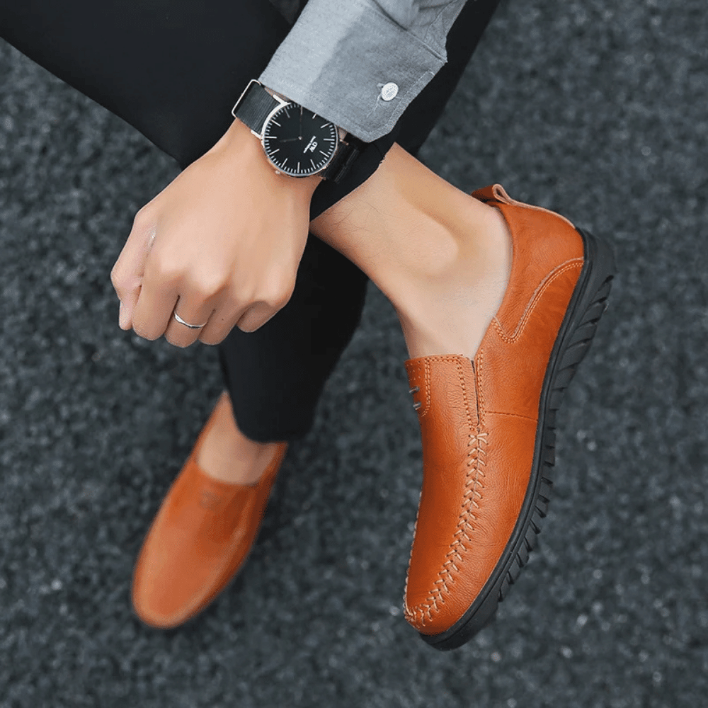 Men's Leather Moccasin Pisa Valerion