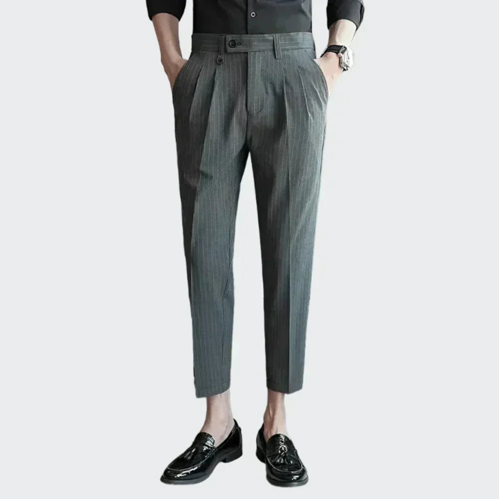 Striped Suit Trousers Valerion
